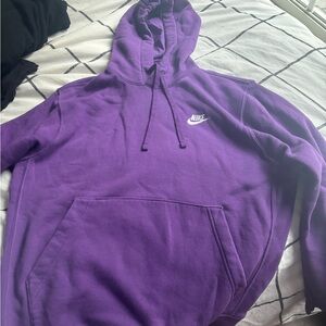 Unisex Purple Nike hoodie